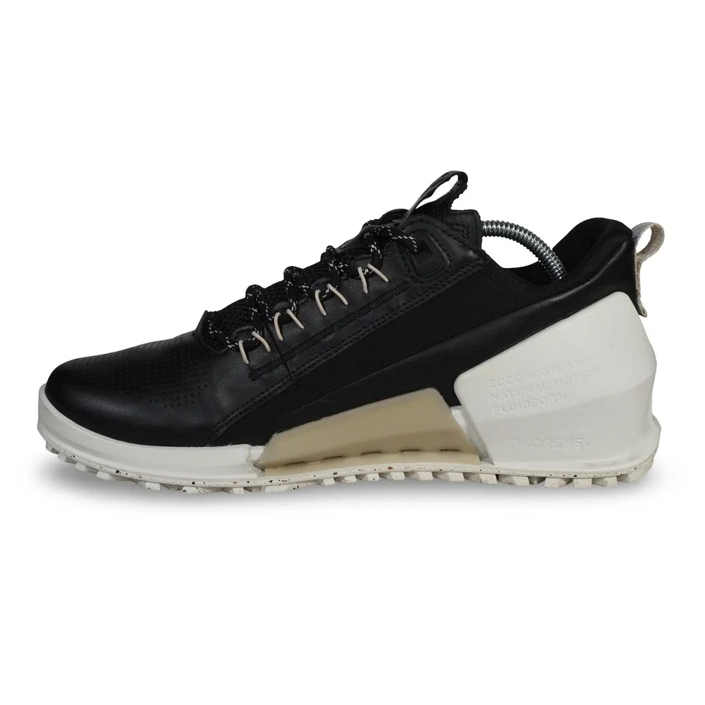 ECCO Biom‎ 2.0 Luxury Cross Trainer Shoes Black Leather Womens 9-9.5 EU 40